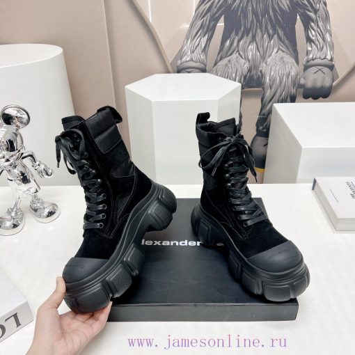 Top tierA * Alexander~Wang Alexander King 2023 vs Autumn/Winter Latest Explosive Martin Bootox68sl9e - Image 5