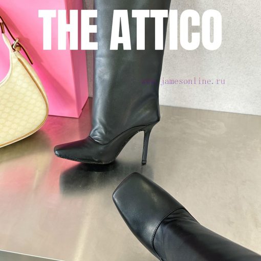 The atticoAtico 𝕋𝕙𝕖 𝕒𝕥𝕥𝕚𝕔𝕠𝟐𝟎𝟐𝟑𝑭𝒘 New style 𝙨𝙞𝙚𝙣𝙣𝙖 square toe bootsAttico is the inventor of n201soph - Image 7