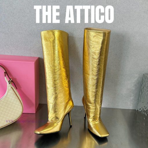 The atticoAtico 𝕋𝕙𝕖 𝕒𝕥𝕥𝕚𝕔𝕠𝟐𝟎𝟐𝟑𝑭𝒘 New style 𝙨𝙞𝙚𝙣𝙣𝙖 square toe bootsAttico is the inventor of l7f5cvns - Image 5