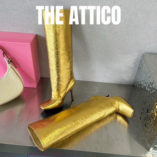 The atticoAtico 𝕋𝕙𝕖 𝕒𝕥𝕥𝕚𝕔𝕠𝟐𝟎𝟐𝟑𝑭𝒘 New style 𝙨𝙞𝙚𝙣𝙣𝙖 square toe bootsAttico is the inventor of l7f5cvns - Image 6