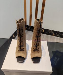 Out, Balmain 2023fw Autumn/Winter New Knitted Fish Mouth Elastic Boots Overseas Order Originse3iq4os