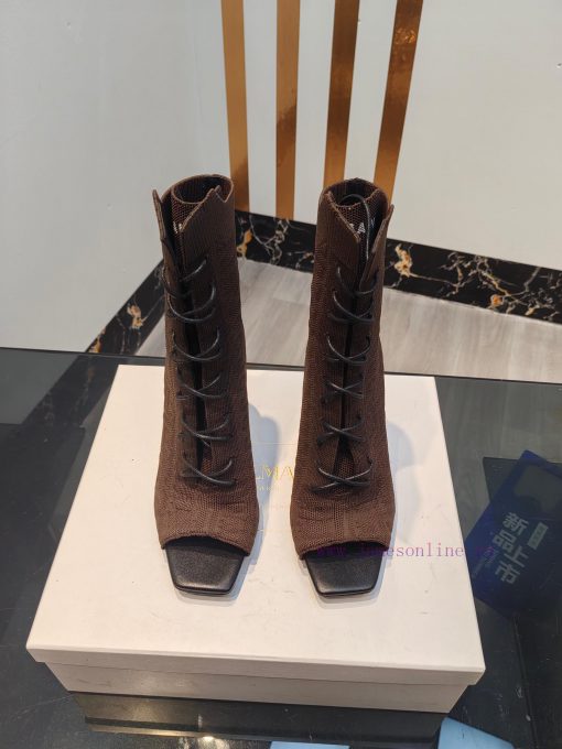 Out, Balmain 2023fw Autumn/Winter New Knitted Fish Mouth Elastic Boots Overseas Order Origino4yt2zv8 - Image 2