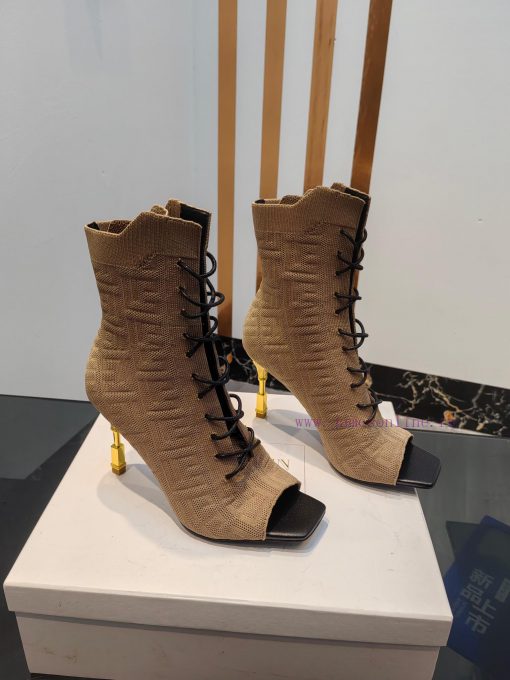 Out, Balmain 2023fw Autumn/Winter New Knitted Fish Mouth Elastic Boots Overseas Order Originse3iq4os - Image 3