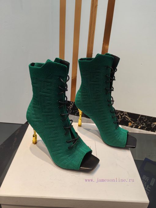 Out, Balmain 2023fw Autumn/Winter New Knitted Fish Mouth Elastic Boots Overseas Order Origin2434u4f6 - Image 3
