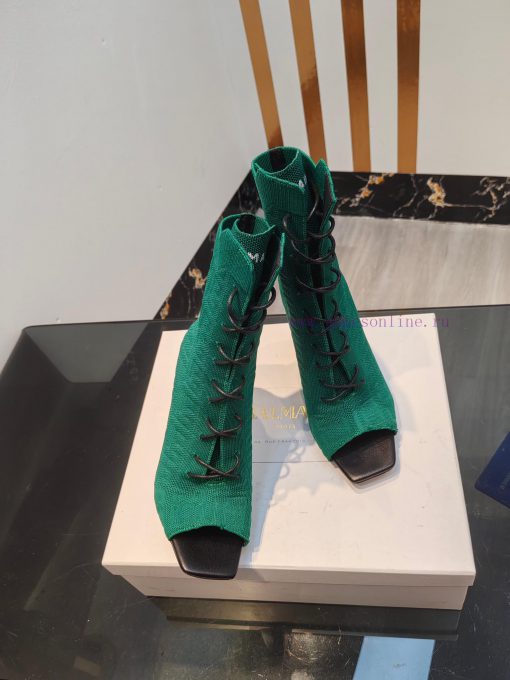 Out, Balmain 2023fw Autumn/Winter New Knitted Fish Mouth Elastic Boots Overseas Order Origin2434u4f6 - Image 8