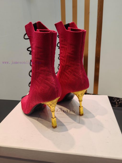 Out, Balmain 2023fw Autumn/Winter New Knitted Fish Mouth Elastic Boots Overseas Order Origin5v6nzk8p - Image 10