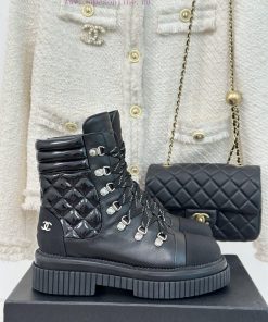 Chanel Classic Autumn/Winter StrapHot selling diamond grid short bootsThe three-dimensional 3cxtgmrf