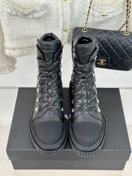 Chanel Classic Autumn/Winter StrapHot selling diamond grid short bootsThe three-dimensional 3cxtgmrf - Image 7