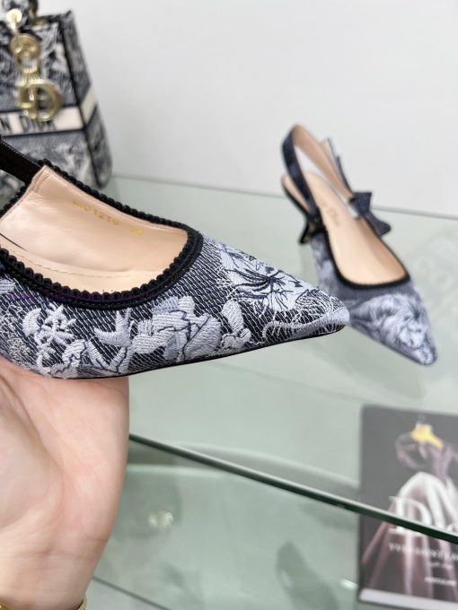 J'ADIOR woven back empty sandals, Dior 2023 Spring/Summer Latest Colors, Garden d'Hiver Jacqwy7xuaa5 - Image 8