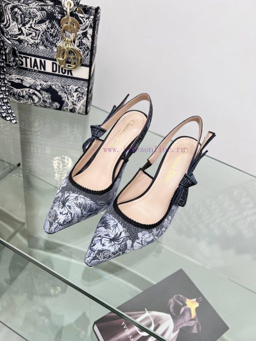 J'ADIOR woven back empty sandals, Dior 2023 Spring/Summer Latest Colors, Garden d'Hiver Jacqn559nppu - Image 4
