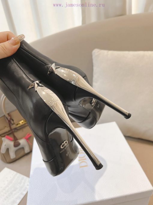 Dio.r Dior 2023 autumn new pointed short boots with lucky pentagram heel and sexiness indexUnl4uemjb - Image 8