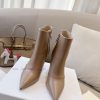Dio.r Dior 2023 autumn new pointed short boots with lucky pentagram heel and sexiness indexUozyu07g1
