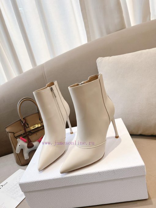 Dio.r Dior 2023 autumn new pointed short boots with lucky pentagram heel and sexiness indexUyco508zm - Image 3