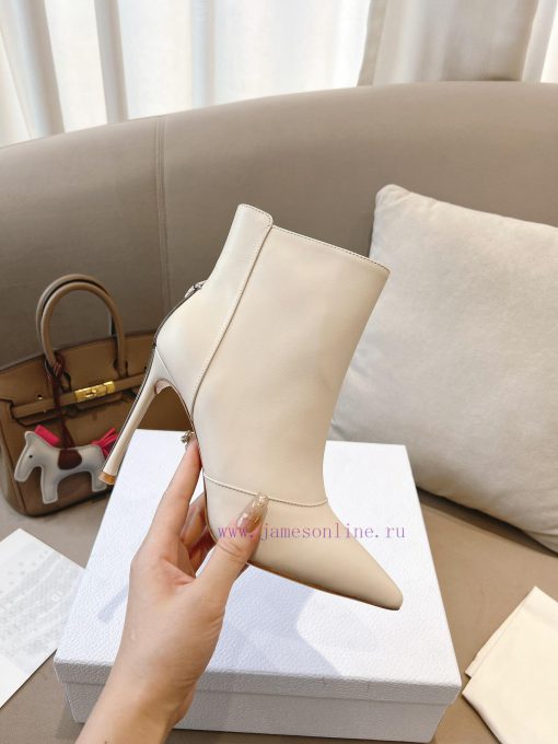 Dio.r Dior 2023 autumn new pointed short boots with lucky pentagram heel and sexiness indexUyco508zm - Image 5