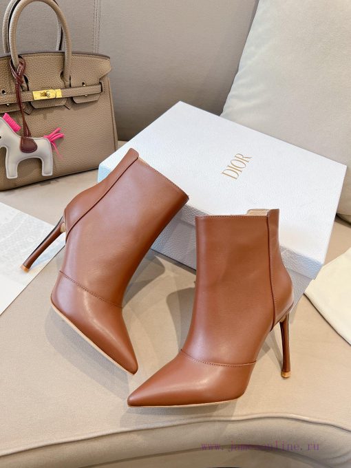 Dio.r Dior 2023 autumn new pointed short boots with lucky pentagram heel and sexiness indexU03v02m0k - Image 6
