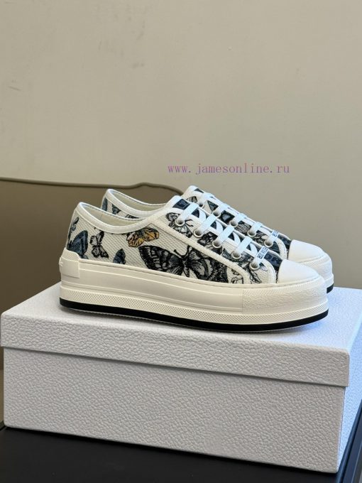 Dior 24 Early Spring Red soled Embroidered SneakersThe thickened sole is really thoughtful, jo6sznsw