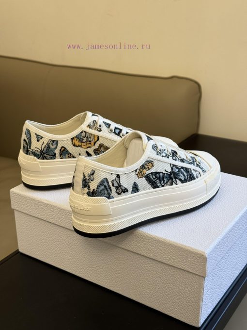 Dior 24 Early Spring Red soled Embroidered SneakersThe thickened sole is really thoughtful, jo6sznsw - Image 6