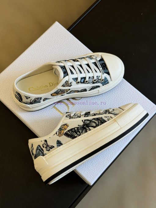 Dior 24 Early Spring Red soled Embroidered SneakersThe thickened sole is really thoughtful, jo6sznsw - Image 7