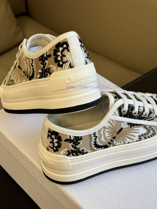 Dior 24 Early Spring Red soled Embroidered SneakersThe thickened sole is really thoughtful, 53d4cvl0 - Image 7
