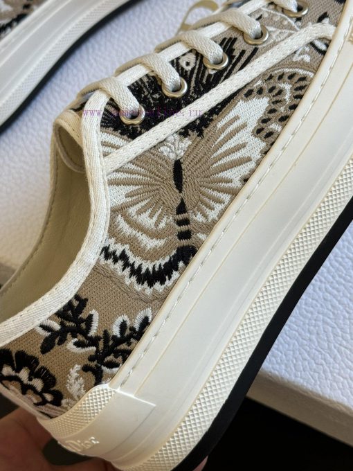 Dior 24 Early Spring Red soled Embroidered SneakersThe thickened sole is really thoughtful, 53d4cvl0 - Image 8