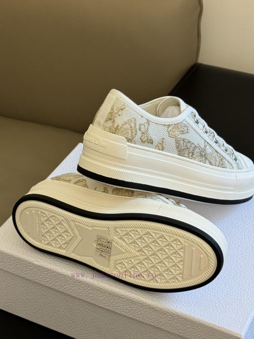 Dior 24 Early Spring Red soled Embroidered SneakersThe thickened sole is really thoughtful, 2zzmgr2i - Image 9