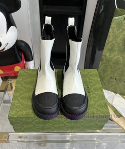 Gucci 23 New Thick Bottom Wave Flower Short BootsOriginal outsole mold 11 replica TPU outsolvzkuiz0b