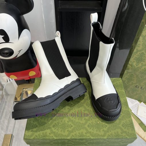 Gucci 23 New Thick Bottom Wave Flower Short BootsOriginal outsole mold 11 replica TPU outsolvzkuiz0b - Image 5