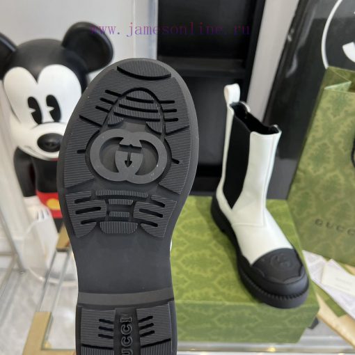 Gucci 23 New Thick Bottom Wave Flower Short BootsOriginal outsole mold 11 replica TPU outsolvzkuiz0b - Image 9