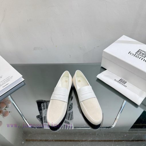 TOTEM's niche brand has launched a new round toe loafers series———————————The simple color s7h4xc1ki - Image 2