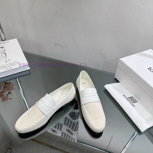 TOTEM's niche brand has launched a new round toe loafers series———————————The simple color s7h4xc1ki - Image 9