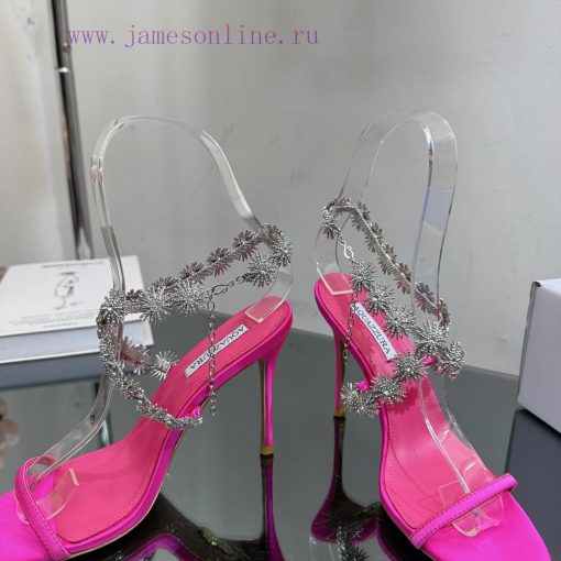 The most AQUAZURA large pineapple rhinestone decorative high heel———————————2023 Spring/Summf8g3b6lc - Image 4