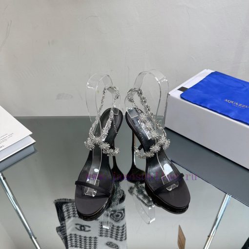 The most AQUAZURA large pineapple rhinestone decorative high heel———————————2023 Spring/Summ30tuwoew - Image 2