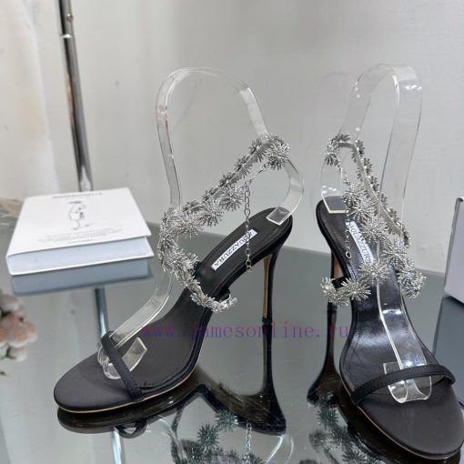 The most AQUAZURA large pineapple rhinestone decorative high heel———————————2023 Spring/Summ30tuwoew - Image 4