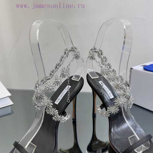 The most AQUAZURA large pineapple rhinestone decorative high heel———————————2023 Spring/Summ30tuwoew - Image 6