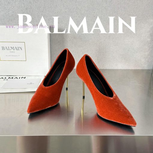 BalmainBalmain𝘽𝙖𝙡𝙢𝙖𝙞𝙣First release 𝘽𝙖𝙡𝙢𝙖𝙞𝙣 Balmain 𝟐𝟎𝟐𝟒𝙨𝙨 Spring/Summer Ruby Velvet Stiletto9xqc7zh4 - Image 5