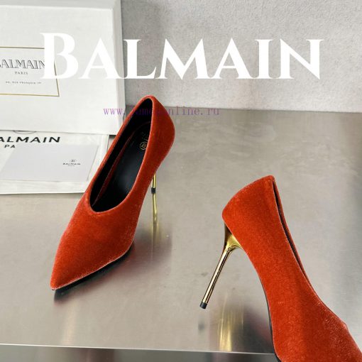 BalmainBalmain𝘽𝙖𝙡𝙢𝙖𝙞𝙣First release 𝘽𝙖𝙡𝙢𝙖𝙞𝙣 Balmain 𝟐𝟎𝟐𝟒𝙨𝙨 Spring/Summer Ruby Velvet Stiletto9xqc7zh4 - Image 7