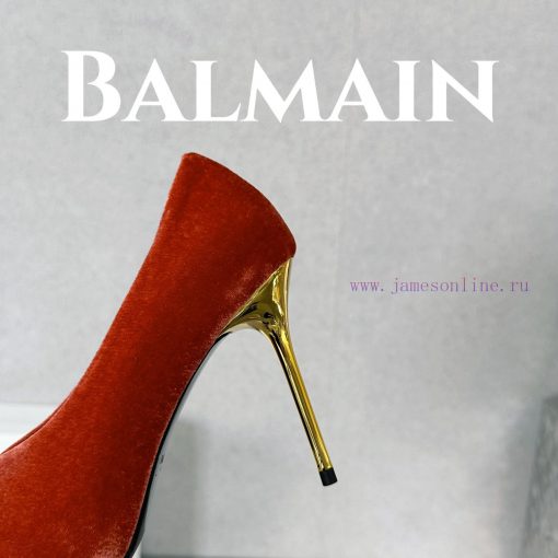 BalmainBalmain𝘽𝙖𝙡𝙢𝙖𝙞𝙣First release 𝘽𝙖𝙡𝙢𝙖𝙞𝙣 Balmain 𝟐𝟎𝟐𝟒𝙨𝙨 Spring/Summer Ruby Velvet Stiletto9xqc7zh4 - Image 10