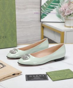 Original GUCCI Classic Edition Lefu Shoes Classic Must Have Boutique Crystal Diamond Double vpy7gtf0