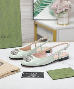 Original GUCCI Classic Edition Lefu Shoes Classic Must Have Boutique Crystal Diamond Double i2zf723x
