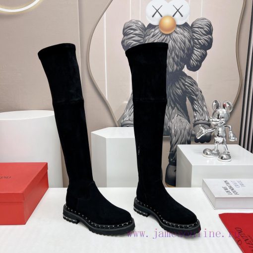 Top tierValentin Tiannu 23vs Autumn/Winter Explosive Boot SeriesRound headed willow nail ela2r0i1a1n - Image 3