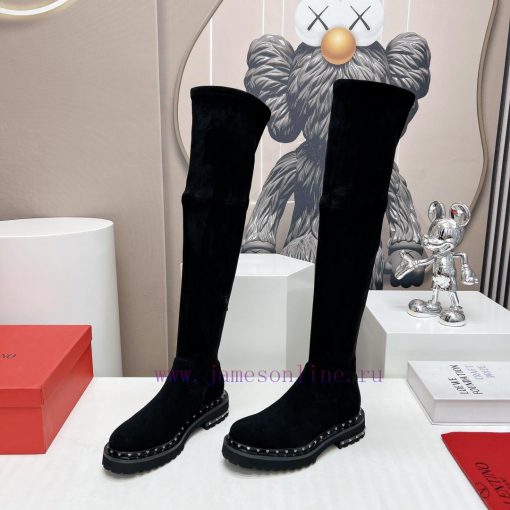 Top tierValentin Tiannu 23vs Autumn/Winter Explosive Boot SeriesRound headed willow nail ela2r0i1a1n - Image 4