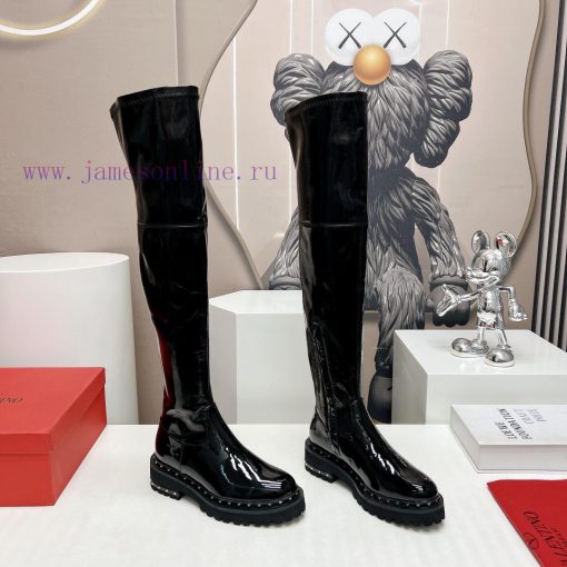 Top tierValentin Tiannu 23vs Autumn/Winter Explosive Boot SeriesRound headed willow nail elal8el3ah9 - Image 3