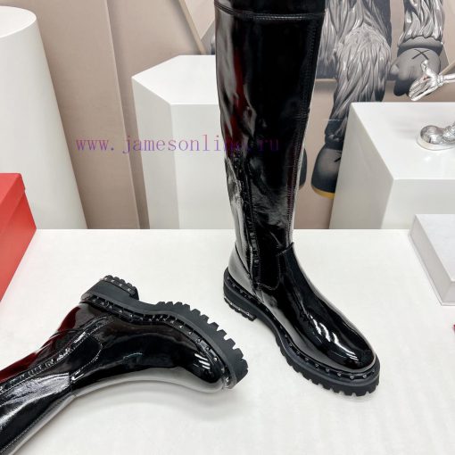 Top tierValentin Tiannu 23vs Autumn/Winter Explosive Boot SeriesRound headed willow nail elal8el3ah9 - Image 10