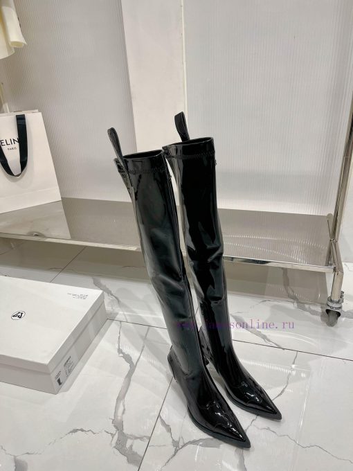 SMFK High Heel Over Knee Elastic BootsEnvironmentally friendly fabric for calvesInner sheepstm4qgm0v