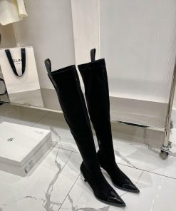 SMFK High Heel Over Knee Elastic BootsEnvironmentally friendly fabric for calvesInner sheeps3tmqyvi7