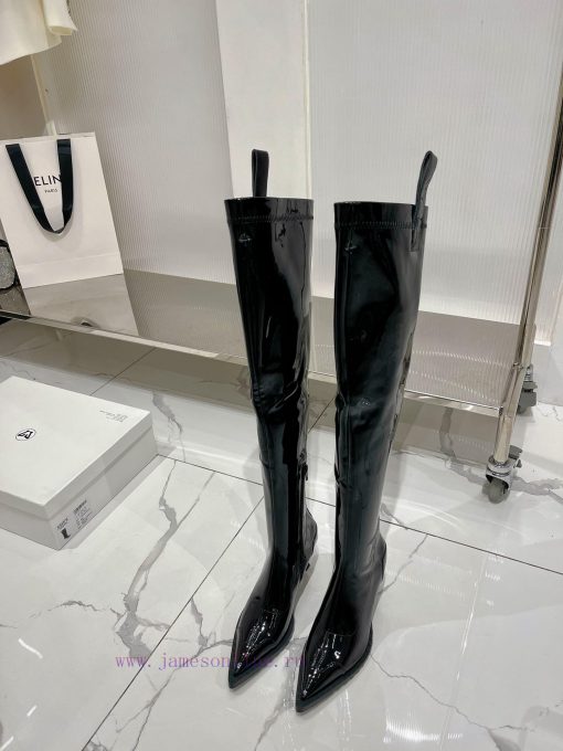 SMFK High Heel Over Knee Elastic BootsEnvironmentally friendly fabric for calvesInner sheepstm4qgm0v - Image 3