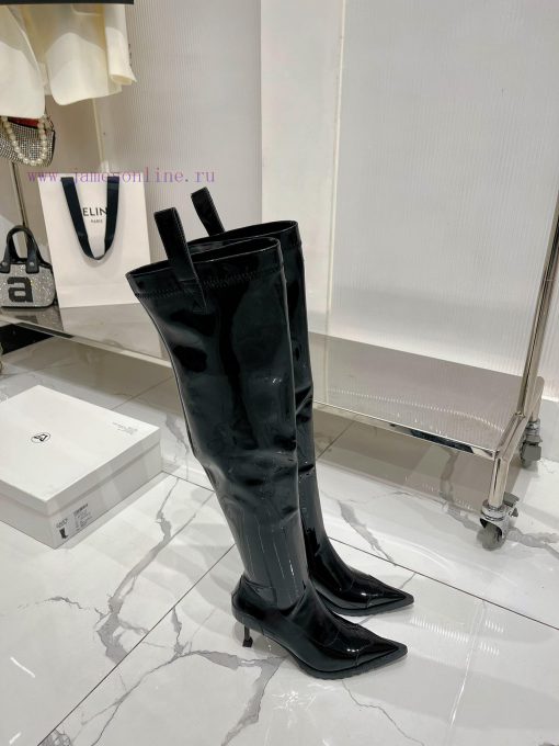 SMFK High Heel Over Knee Elastic BootsEnvironmentally friendly fabric for calvesInner sheepstm4qgm0v - Image 6
