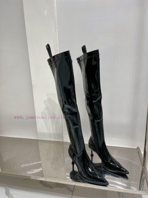 SMFK High Heel Over Knee Elastic BootsEnvironmentally friendly fabric for calvesInner sheepstm4qgm0v - Image 8