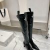 SMFK High Heel Over Knee Elastic BootsEnvironmentally friendly fabric for calvesInner sheeps8glqj338