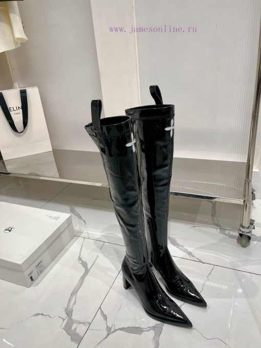 SMFK High Heel Over Knee Elastic BootsEnvironmentally friendly fabric for calvesInner sheeps8glqj338